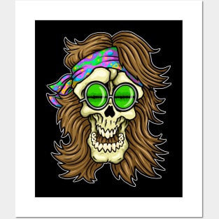 Hippie Skull Posters and Art